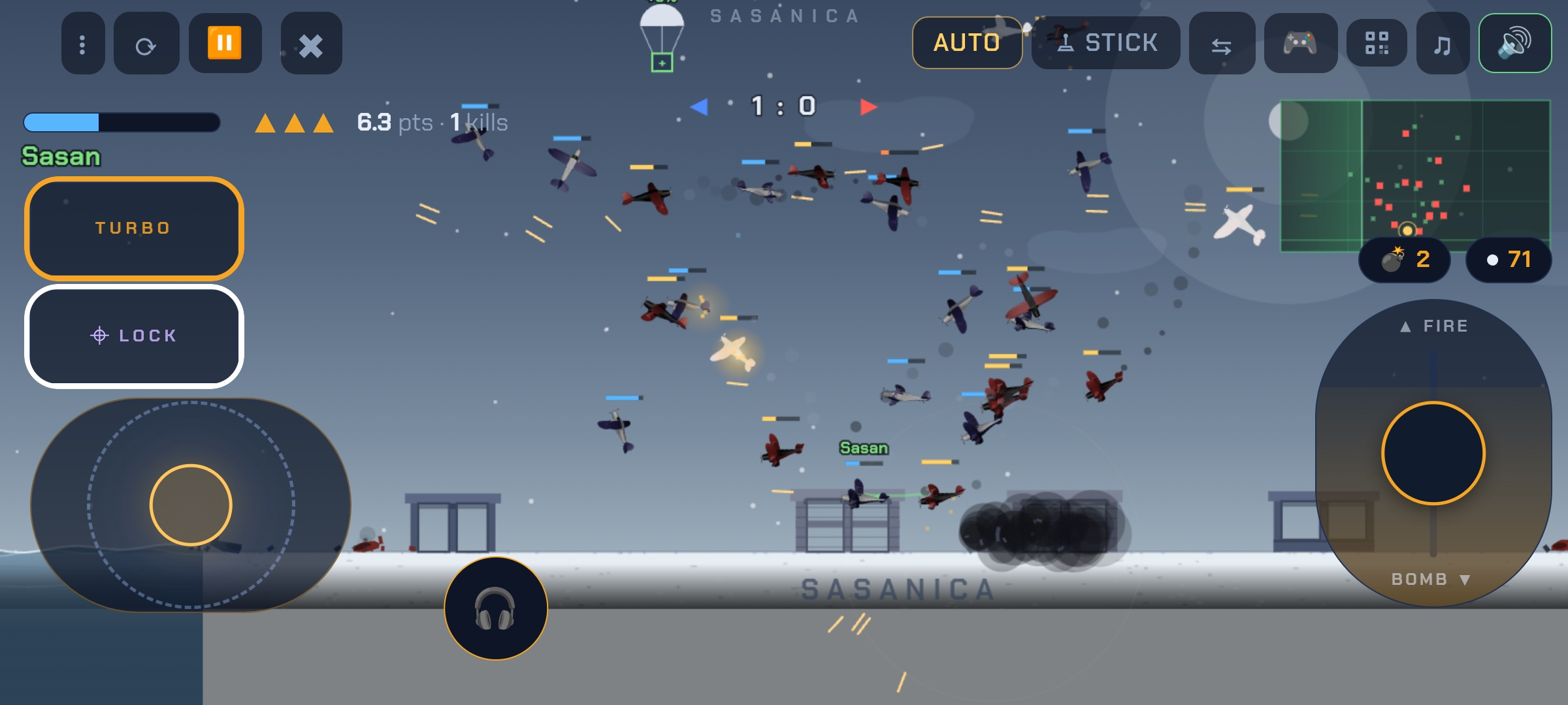 Second Flight gameplay on the phone