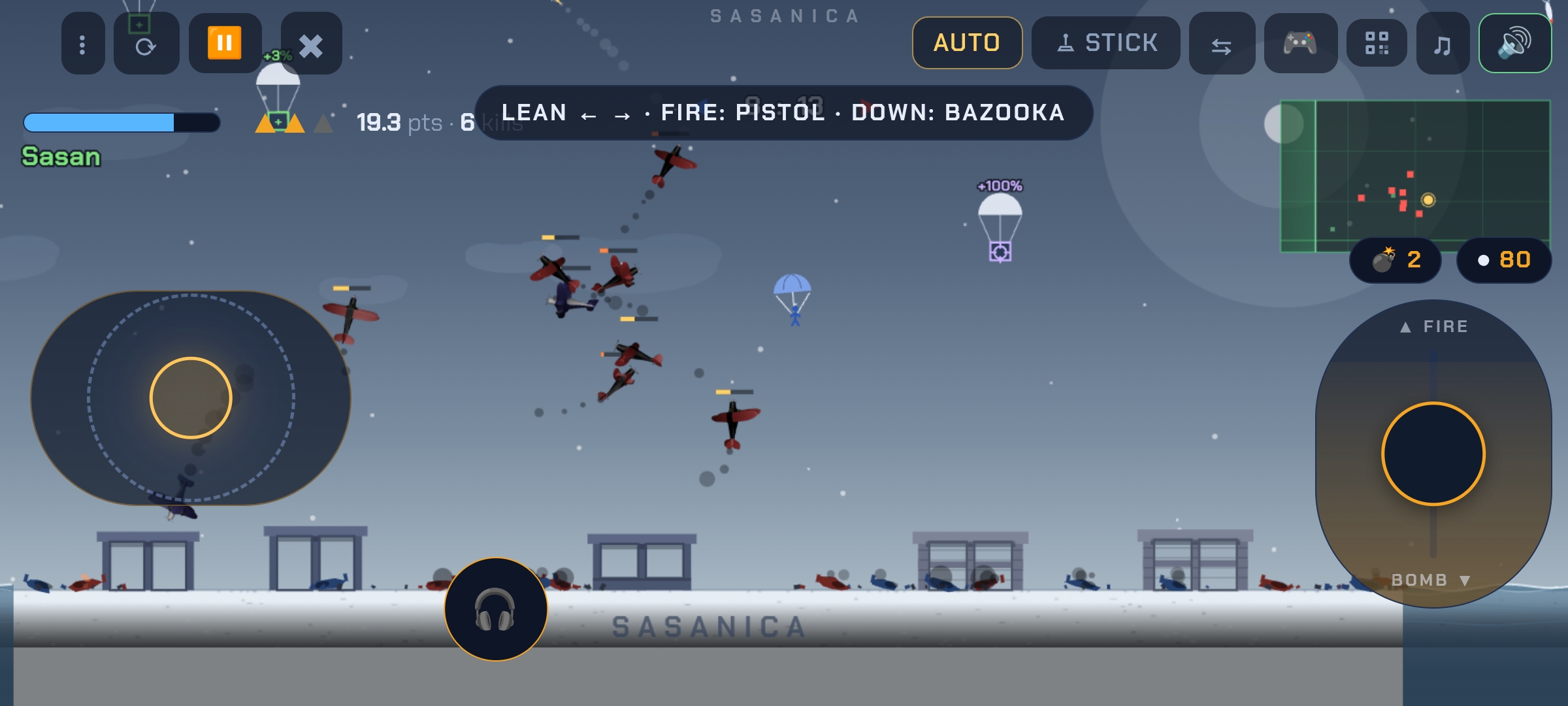 Second Flight gameplay on the phone