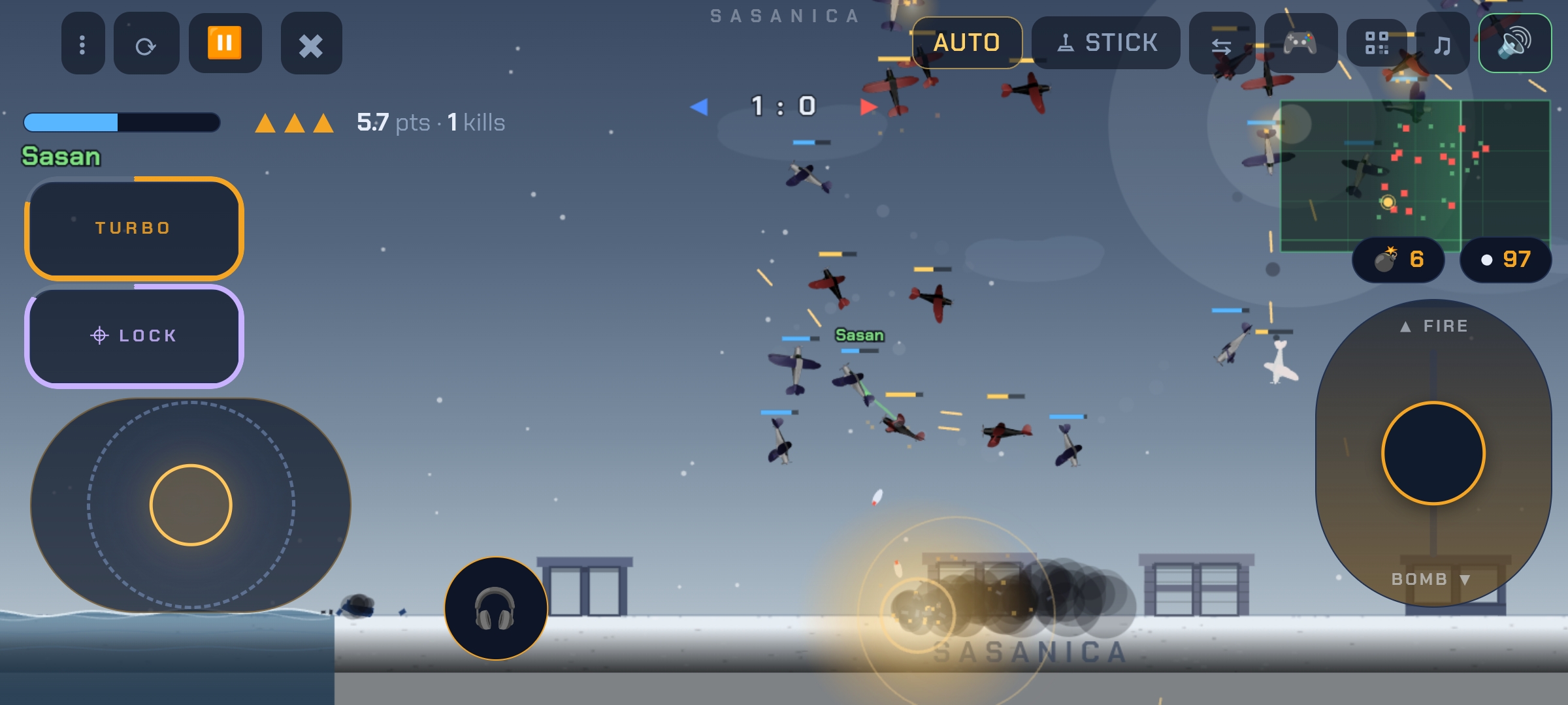 Second Flight gameplay on the phone