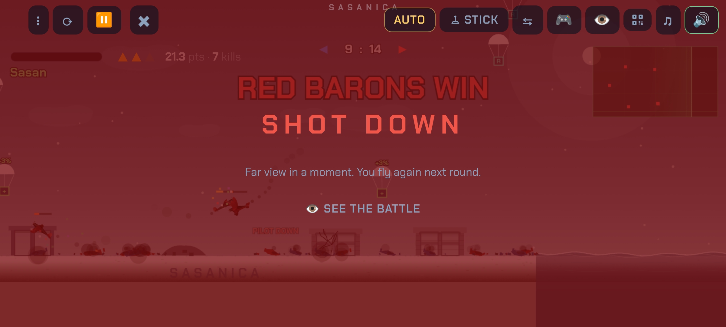 Second Flight gameplay on the phone